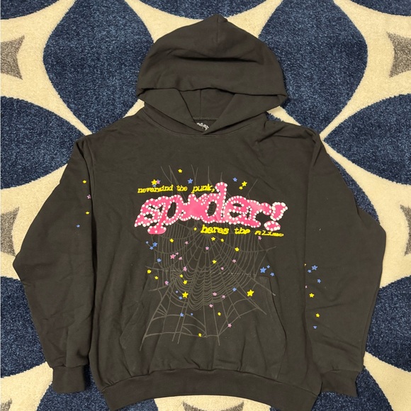 Sp5der P*nk V2 Black Young Thug Size Medium or Large - Picture 1 of 3